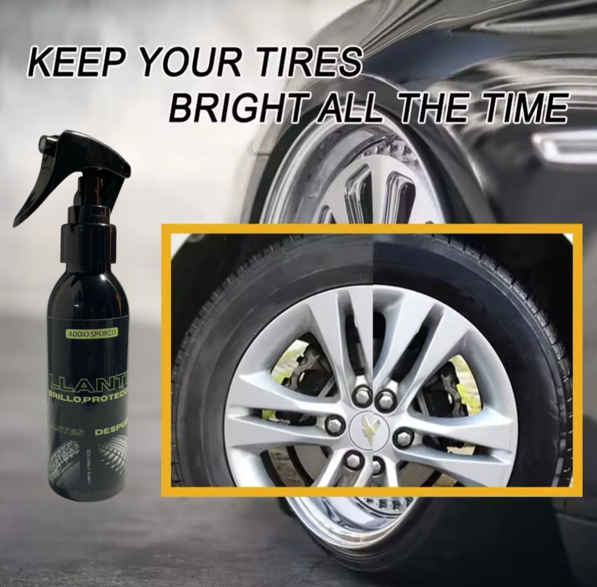 Revestimiento 500ml para tus llantas