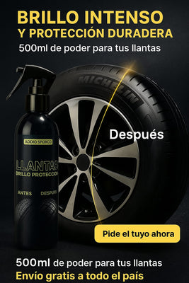 Revestimiento 500ml para tus llantas
